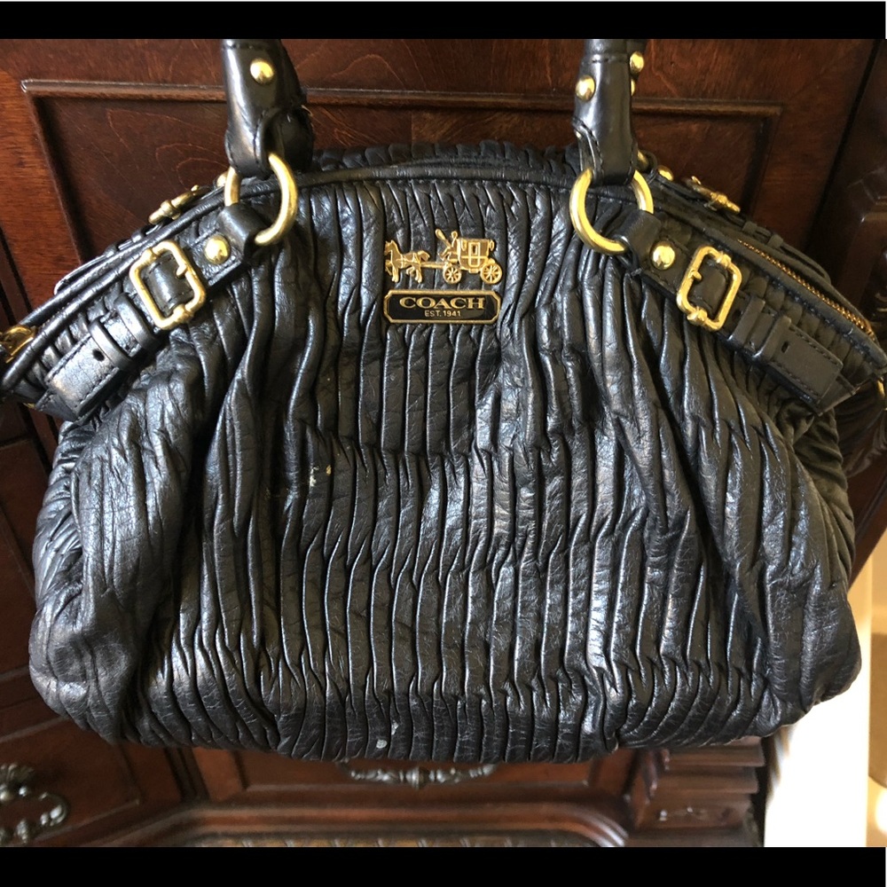 Coach leather bag